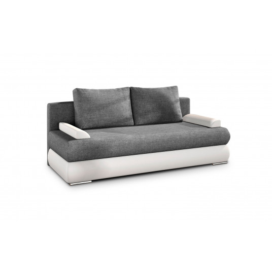 Sofa - lova Milo su patalynės dėže pilka, Sawana 05, Soft 17