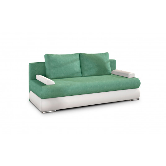  Sofa - lova Milo su patalynės dėže žalia, Soro 34, Soft 17 