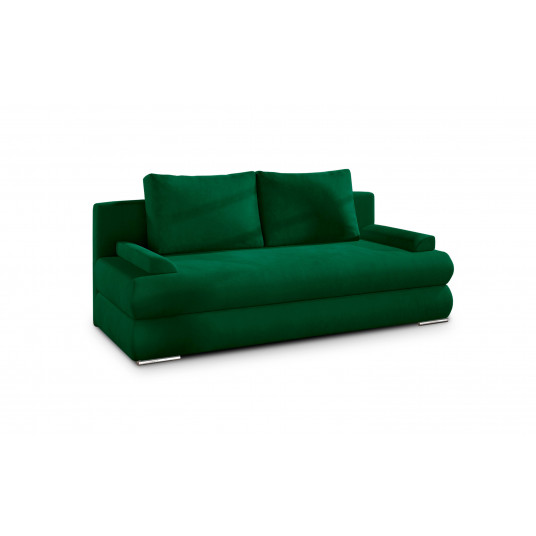  Sofa - lova Milo su patalynės dėže žalia, Monolith 37 