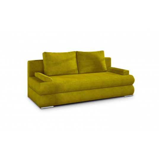 Sofa - lova Milo su patalynės dėže geltona, Omega 68