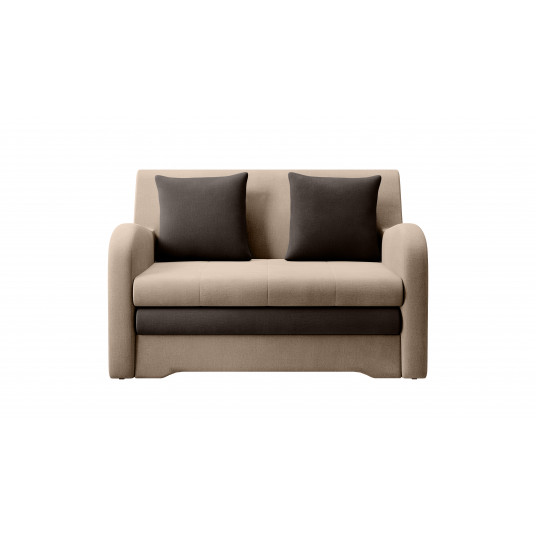 Sofa - lova Ario su patalynės dėže ruda, Nube 20, Nube 22