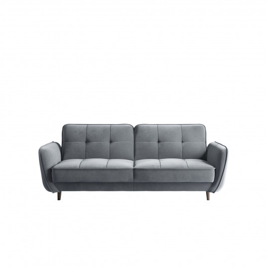  Sofa - lova Bellis su patalynės dėže pilka, Velvetmat 4 