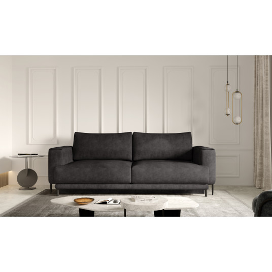 Sofa - lova Dalia su patalynės dėže pilka, Leve 6