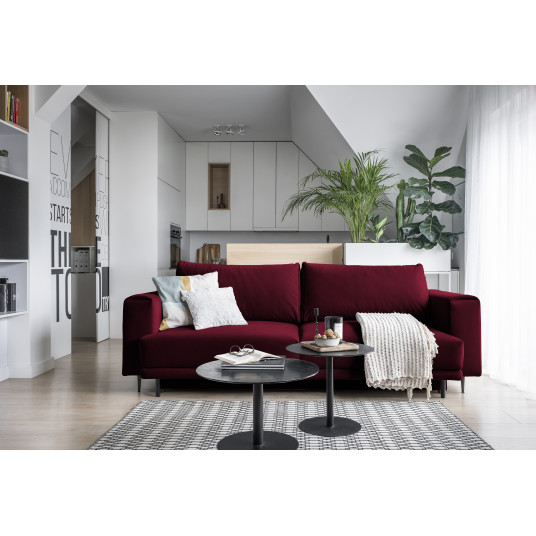 Sofa - lova Dalia su patalynės dėže violetinė, Velvetmat 25