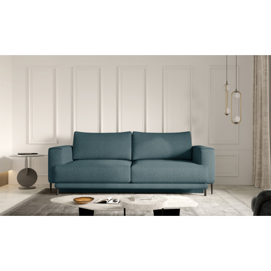 Sofa - lova Dalia su patalynės dėže mėlyna, Borneo 38