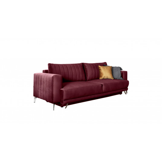 Sofa - lova Elise su patalynės dėže violetinė, Loco 25