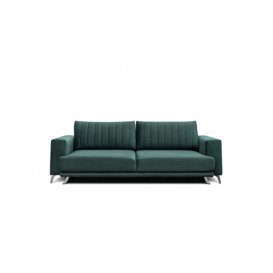Sofa - lova Elise su patalynės dėže žalia, Loco 35