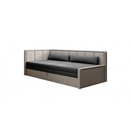 Sofa - lova Fulgeo su patalynės dėže pilka, Poco 4, Poco 3