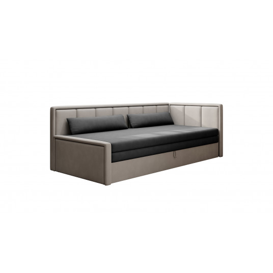 Sofa - lova Fulgeo su patalynės dėže pilka, Poco 4, Poco 3