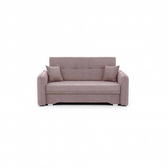 Sofa - lova Laine su patalynės dėže rausva, Poco 101