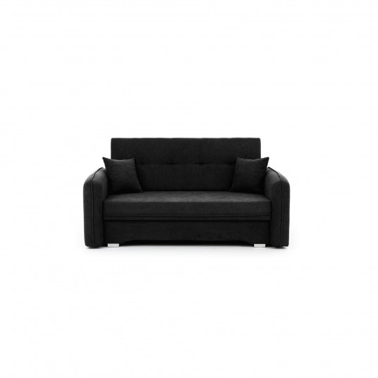Sofa - lova Laine su patalynės dėže juoda, Poco 10