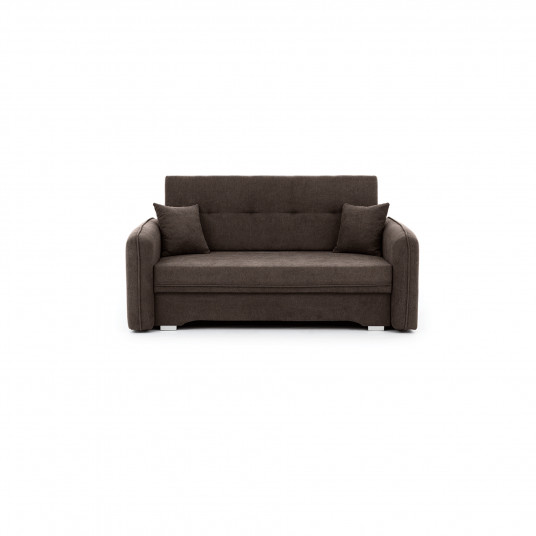 Sofa - lova Laine su patalynės dėže ruda, Poco 22