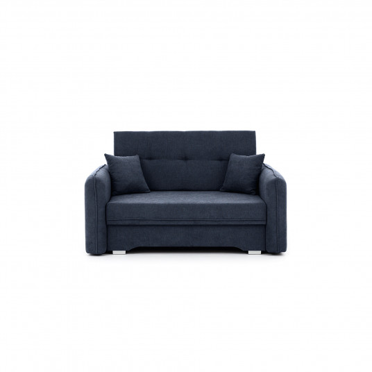 Sofa - lova Laine su patalynės dėže mėlyna, Poco 40