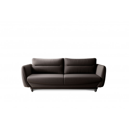 Sofa - lova Silva su patalynės dėže ruda, Flores 22