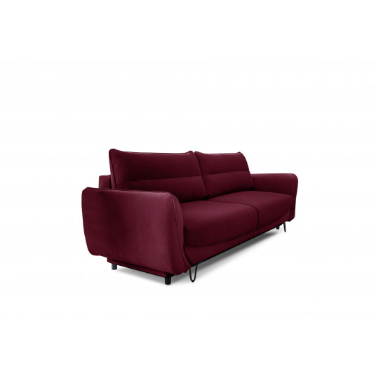 Sofa - lova Silva su patalynės dėže violetinė, Velvetmat 25