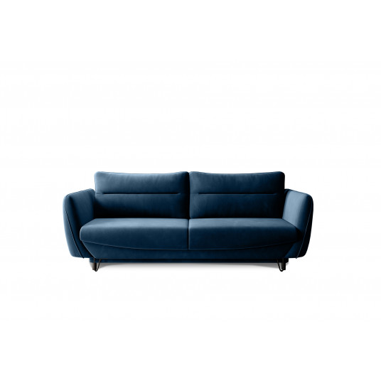 Sofa - lova Silva su patalynės dėže mėlyna, Lukso 40