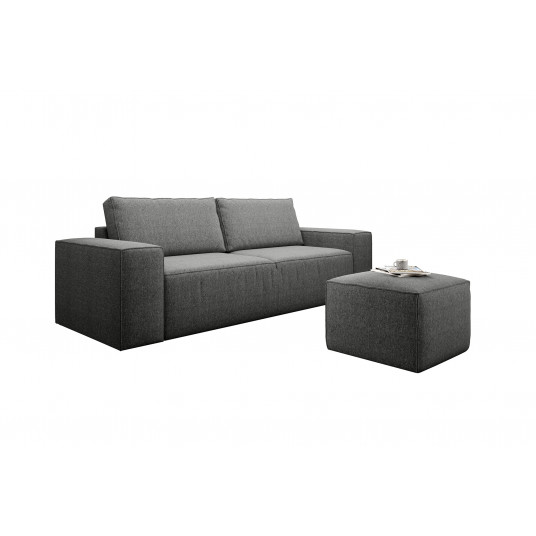  Sofa - lova Silla su patalynės dėže pilka, Flores 4 