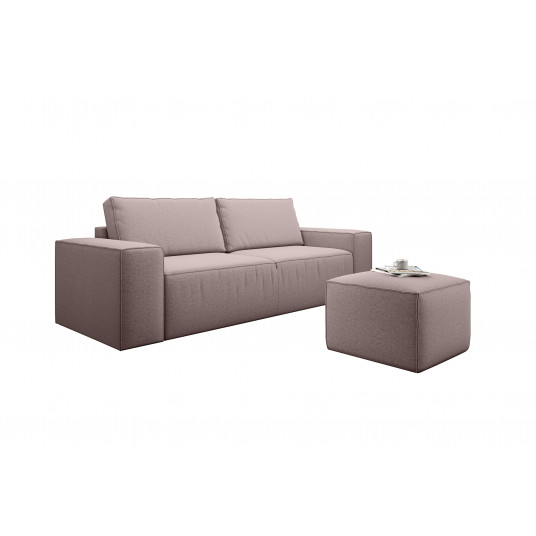Sofa - lova Silla su patalynės dėže rausva, Gojo 101