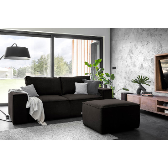 Sofa - lova Silla su patalynės dėže ruda, Nube 22