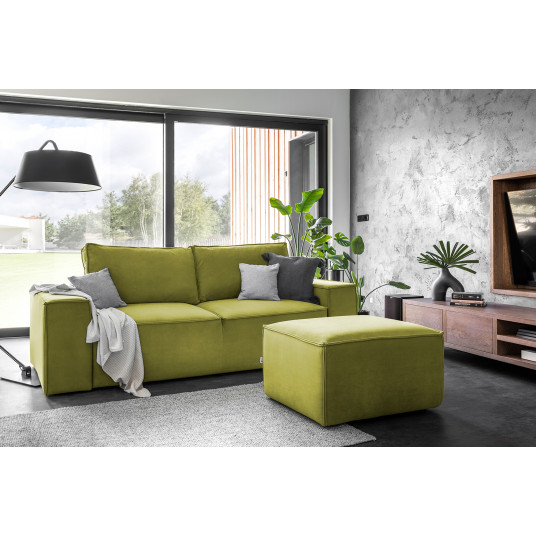 Sofa - lova Silla su patalynės dėže žalia, Loco 33