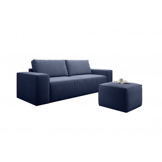  Sofa - lova Silla su patalynės dėže mėlyna, Savoi 40 