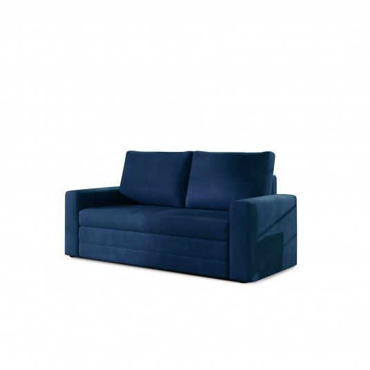 Sofa - lova Wave su patalynės dėže mėlyna, Kronos 09