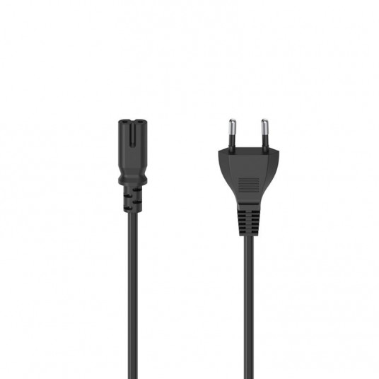 Powercord Hama 2-pin, 1,5m black
