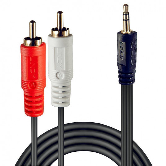  CABLE AUDIO 2XRCA/3.5MM M/M 3M/35682 LINDY 