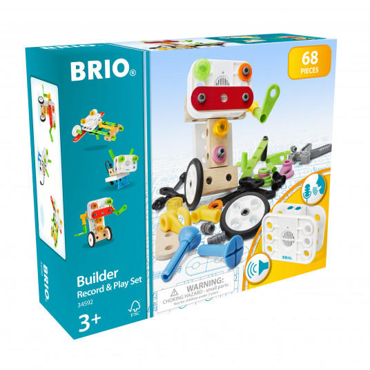 BRIO konstruktorius Builder Record Play, 34592