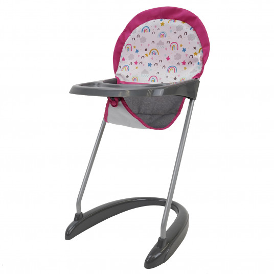RAINBOW FUN aukšta kėdutė lėlei, T-770021