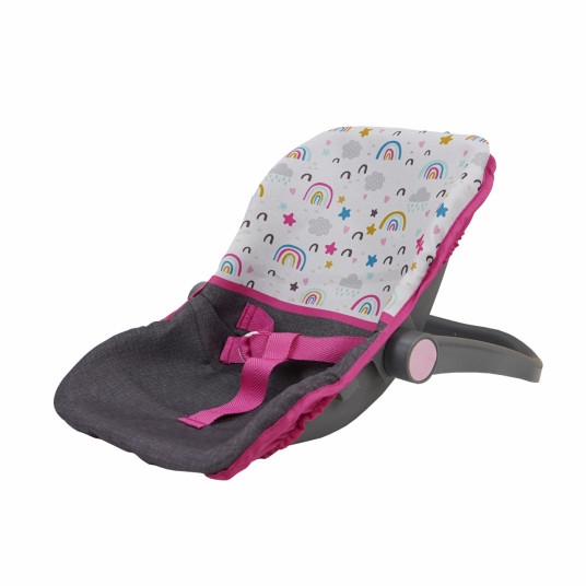 RAINBOW FUN automobilinė kėdutė lėlei, T-780021