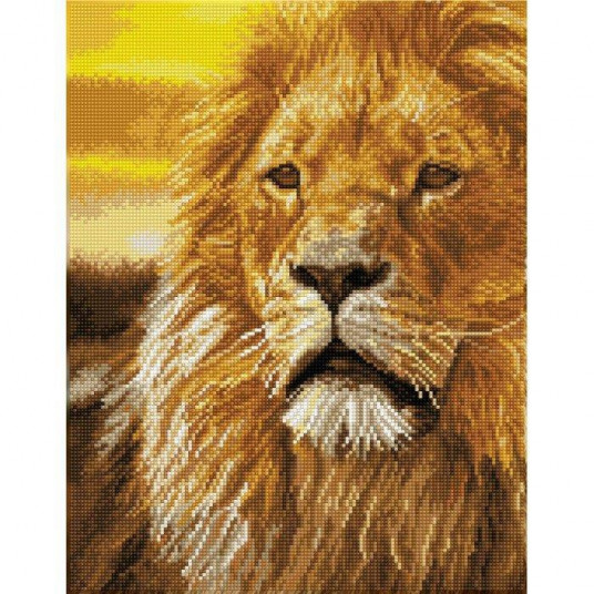 Deimantinė mozaika LORD OF THE SERENGETI 45x35