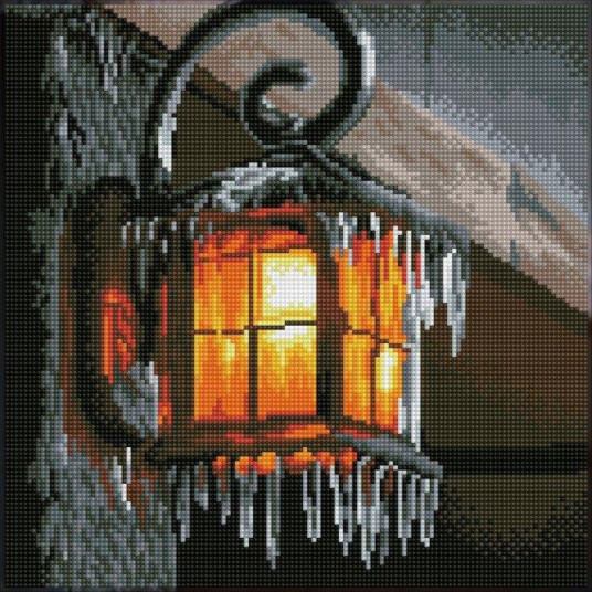 Deimantinė mozaika FROSTY LIGHT 34,5x34,5