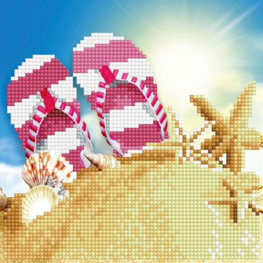 Deimantinė mozaika FLIP FLOPS 20,3x20,3