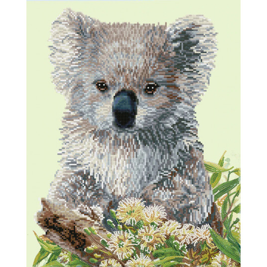  Deimantinė mozaika KOALA EUCALYPTUS BLOSSOM 41x51 