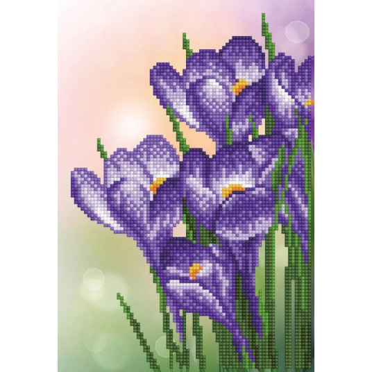Deimantinė mozaika SPRING CROCUS 32x22