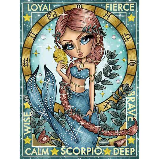 Deimantinė mozaika SCORPIO 40x30