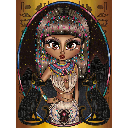  Deimantinė mozaika EGYPTIAN PRINCESS 40x30 