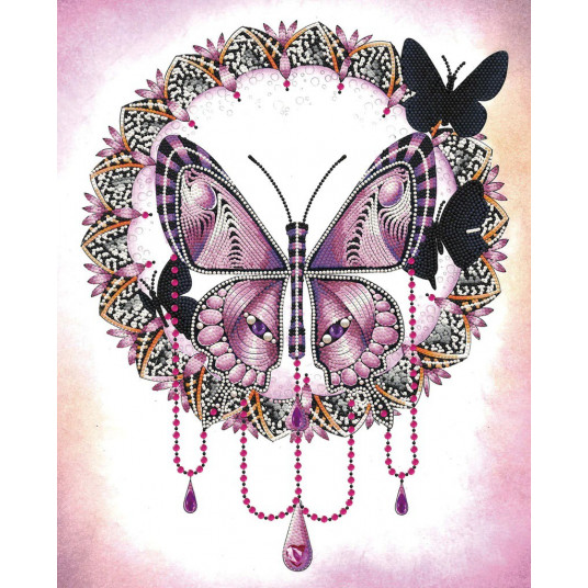 Deimantinė mozaika BUTTERFLY ART 51,5x41,5