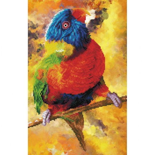 Deimantinė mozaika RAINBOW PERCH 32x50