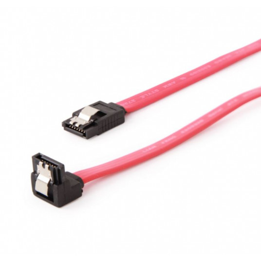  Cablexpert CC-SATAM-DATA90	 Serial ATA III 50cm data cable with 90 degree bent connector 