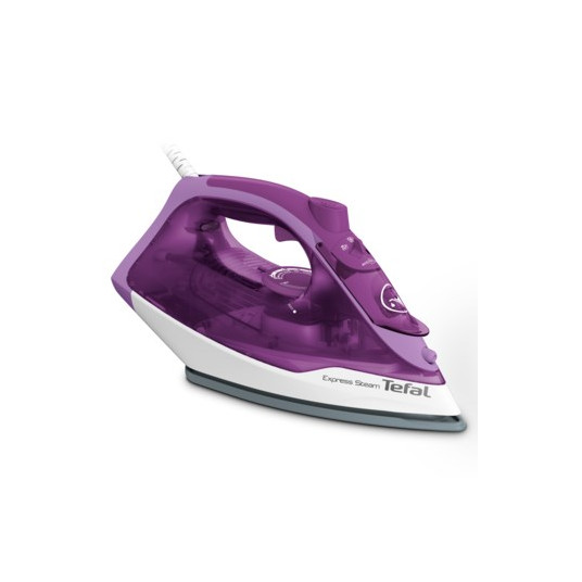  Tefal FV2836 Sauso ir garų tipo lygintuvas Keraminis padas 2400 W Violetinė, Balta 