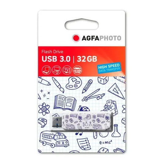  AgfaPhoto USB 3.0 Gen 1 32GB Motiv Schule 