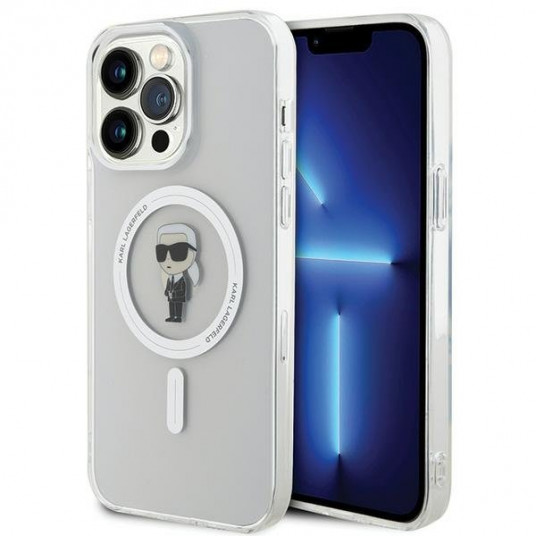 Karl Lagerfeld IML Ikonik MagSafe Back Case for Apple iPhone 15 Pro Max
