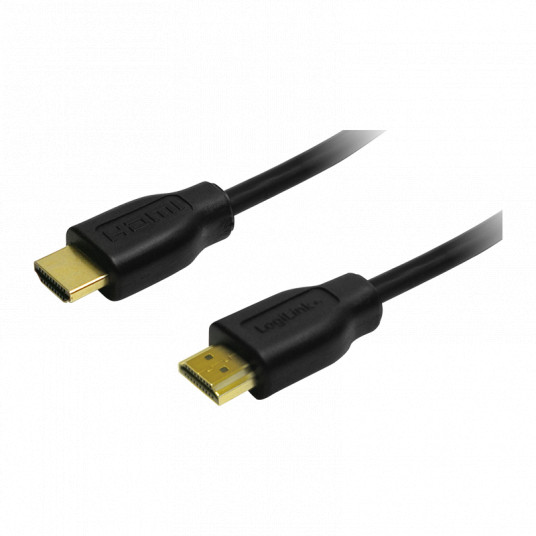  Logilink HDMI A male - HDMI A male, 1.4v 1.5 m, black, connection cable 