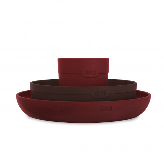 LOVI indų rinkinys su puodeliu TAMARILLO, 6m+, red, 21/532_red