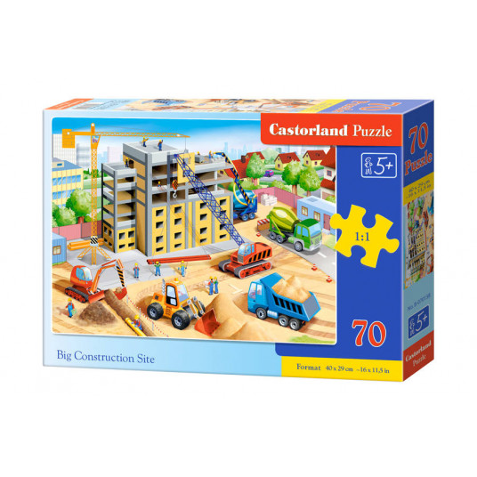 Dėlionė Castorland Big Construction, 70 dalių