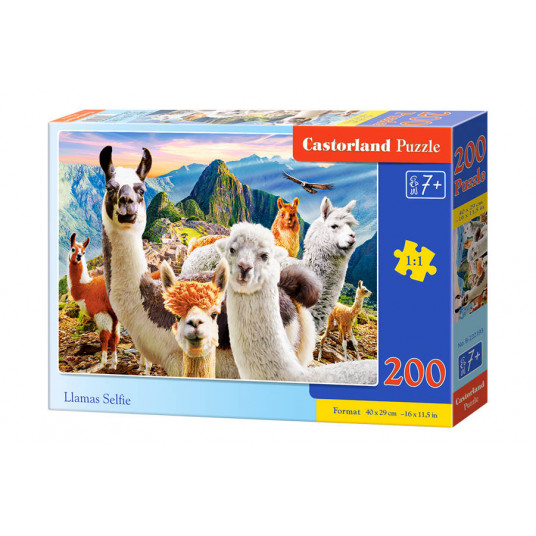 Dėlionė Castorland Llamas selfie, 200 dalių