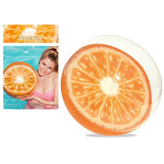  Bestway pripučiamas paplūdimio kamuolys 46 cm, oranžinis 