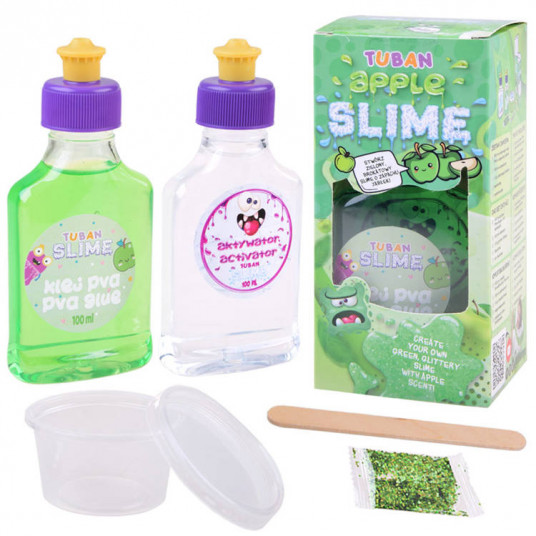Kūrybinis rinkinys - TUBAN 'S SUPER SLIME, žalias
